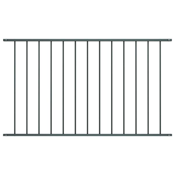 vidaXL Panneau de cl&ocirc;ture en acier thermolaqu&eacute; 1,7 x 1 m Anthracite