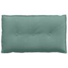 vidaXL Coussin de Dos Vert Mer 80 x 50 cm Tissu en velours c&ocirc;tel&eacute;