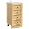 vidaXL Armoire avec tiroir SKI Brun Miel 40 x 46 x 81 cm Pin massif