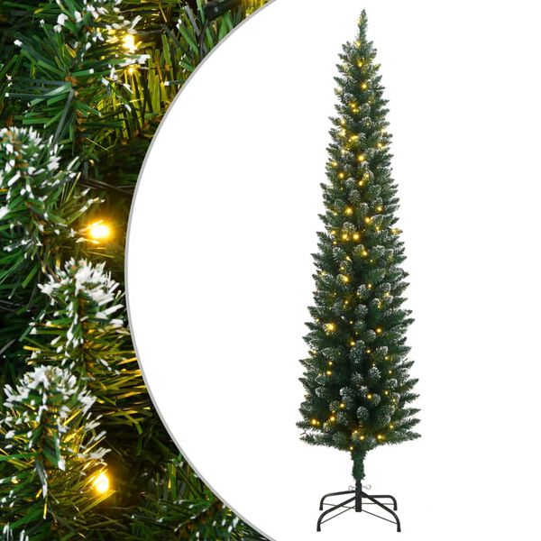 vidaXL Sapin de No&euml;l artificiel mince 300 LED 180 cm
