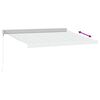 vidaXL Auvent r&eacute;tractable anthracite et blanc 3,5x2,5m tissu/aluminium