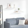 vidaXL Étagères flottantes 2 pcs chêne et blanc 60x23,5x3,8 cm MDF