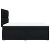 vidaXL Sommier &agrave; lattes de lit avec matelas Noir 140x190 cm Tissu