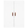 vidaXL Buffet haut Blanc 69,5x34x180 cm Bois d'ingénierie