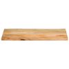 vidaXL Dessus de table 100x60x2,5 cm bord vivant bois massif manguier