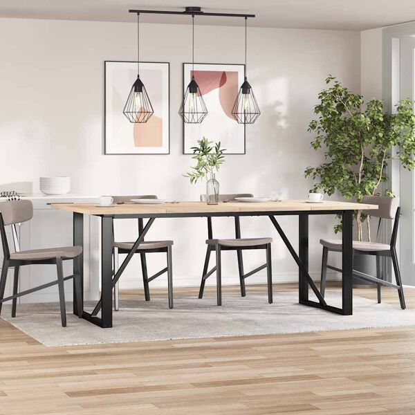 vidaXL Dessus de table 4pcs 100x50x2,5cm rectangulaire bois pin massif