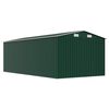 vidaXL Abri de jardin 257x489x181 cm M&eacute;tal Vert