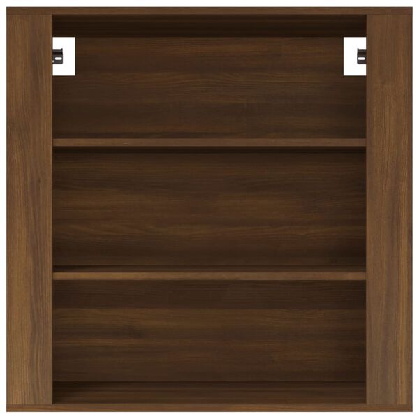 vidaXL Armoire murale Ch&ecirc;ne marron 80x33x80 cm Bois d'ing&eacute;nierie