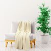 vidaXL Couverture cr&egrave;me 150x200 cm polyester