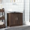 vidaXL Armoire d'&eacute;vier ch&ecirc;ne marron 63x29x55 cm bois d'ing&eacute;nierie