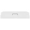 vidaXL Lit avec rangement et matelas avec matelas 2 pcs Blanc Cuir