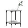 vidaXL Table basse sonoma gris 40x40x55 cm bois d'ing&eacute;nierie