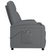 vidaXL Fauteuil Gris Similicuir