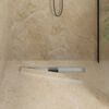 vidaXL 2 en 1 Drain de Douche Argent&eacute; 70 cm Acier Inox 304