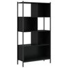 vidaXL Biblioth&egrave;que noir 72x28x172 cm bois d'ing&eacute;nierie