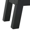 vidaXL Table console noir 110x30x75 cm bois massif d'acajou
