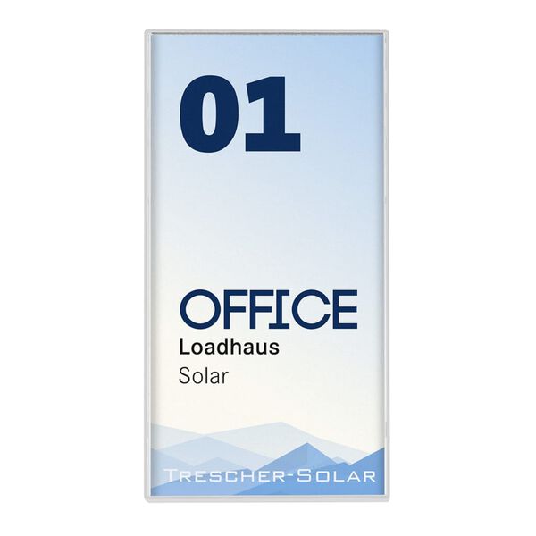 MOEDEL Plaques de porte Kairo Easy 7,5x14,9x1 cm Blanc 5 pcs