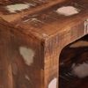 vidaXL Table de chevet 2 pcs Marron Bois Recycl&eacute; Solide