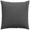 vidaXL Coussins de canap&eacute; 2 pcs Gris fonc&eacute; 60 x 60 cm