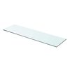 vidaXL Panneau pour &eacute;tag&egrave;re Verre transparent 70 x 20 cm