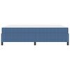 vidaXL Cadre de lit avec matelas Bleu 140 x 200 cm tissu