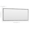 vidaXL Ensemble de meubles de salle de bain 2 pcs Gris b&eacute;ton