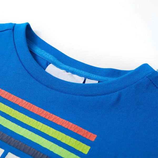 T-shirt pour enfants bleu vif 104