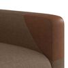 vidaXL Fauteuil inclinable &eacute;lectrique marron tissu
