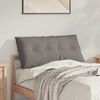vidaXL Coussin de Dos Taupe 100 x 19 x 50 cm tissu