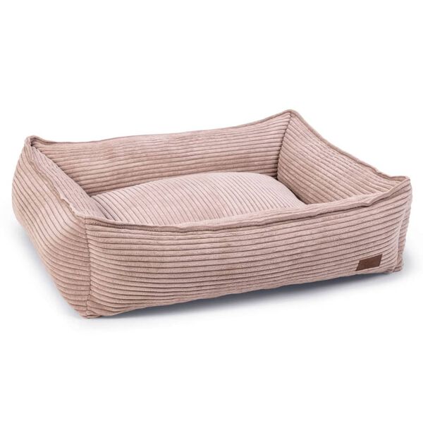 Designed by Lotte Lit nervur&eacute; pour chien Rose 80x70x22 cm