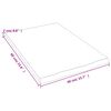 vidaXL Comptoir de salle de bain marron fonc&eacute; 40x60x2 cm bois trait&eacute;
