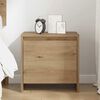 vidaXL Cabinet de chevet Ch&ecirc;ne artisanal 45 x 34 x 44,5 cm