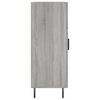 vidaXL Buffet Sonoma gris 34,5x34x90 cm Bois d'ing&eacute;nierie