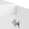 vidaXL Meuble de base de lavabo Lucca blanc bois d'ing&eacute;nierie