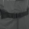 vidaXL Cuissardes avec bottes et ceinture vert fonc&eacute; taille 43