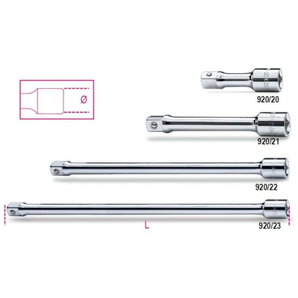 Beta Tools Barre d'extension &agrave; entra&icirc;nement 1/2" 920/21