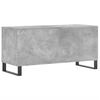 vidaXL Armoire &agrave; disques gris b&eacute;ton 100x38x48 cm bois d'ing&eacute;nierie