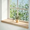 vidaXL Appuis de fen&ecirc;tre 2 pcs non trait&eacute; 80x25x2 cm bois ch&ecirc;ne massif