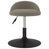 vidaXL Tabouret de massage Gris clair Velours