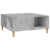 vidaXL Table basse gris b&eacute;ton 80x80x36,5 cm bois d'ing&eacute;nierie