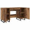 vidaXL Bureau Bois ancien 140 x 50 x 75 cm Bois d'ing&eacute;nierie