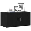 vidaXL Armoire murale ch&ecirc;ne noir 80x39x40 cm bois d'ing&eacute;nierie