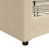 vidaXL Lit de repos sans matelas cr&egrave;me 80x200 cm tissu