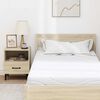 vidaXL Matelas Blanc 90 x 200 cm Tissu jacquard