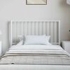 vidaXL T&ecirc;te de lit m&eacute;tal blanc 100 cm
