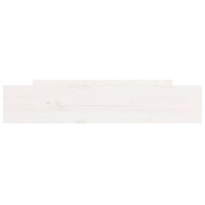 vidaXL Tiroirs de lit 2 pcs blanc Bois de pin massif