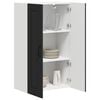 vidaXL Armoire de cuisine avec stockage Kalmar Noir 60 x 31 x 100 cm