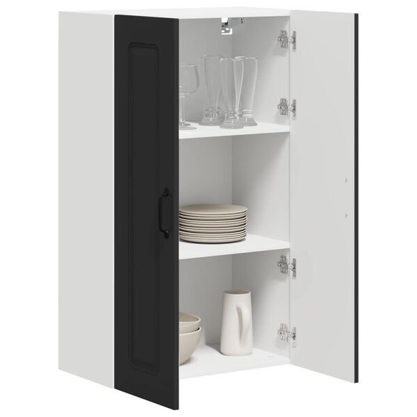 vidaXL Armoire de cuisine avec stockage Kalmar Noir 60 x 31 x 100 cm