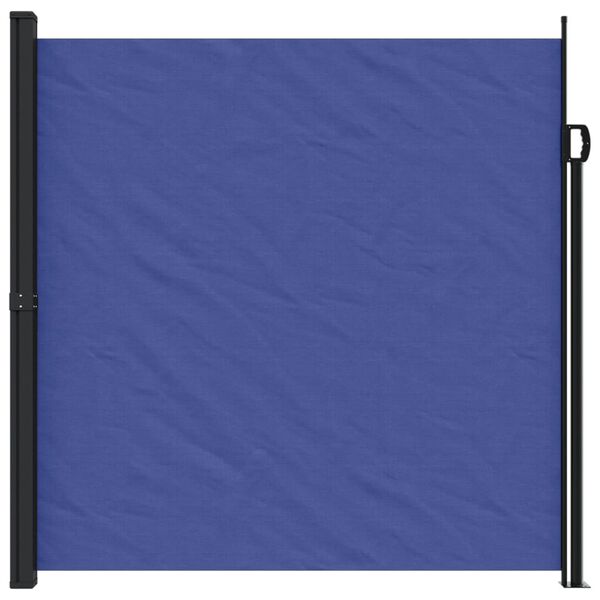 vidaXL Auvent lat&eacute;ral r&eacute;tractable bleu 200x600 cm