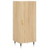 vidaXL Buffet haut Ch&ecirc;ne sonoma 34,5x34x180 cm Bois d'ing&eacute;nierie